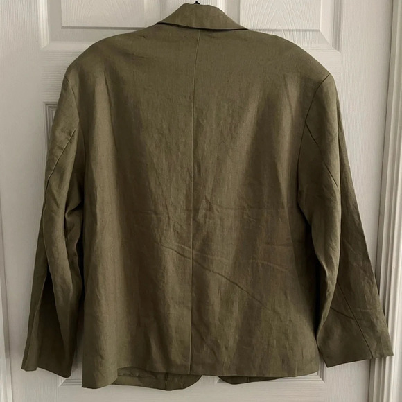 NWT 100% LINEN/LIN RELAXED FIT BLAZER - Picture 5 of 9